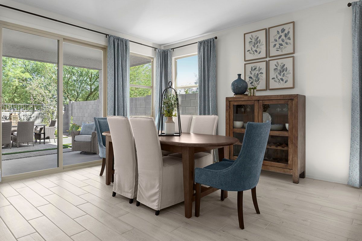 Plan 1849 Modeled - Dining area
