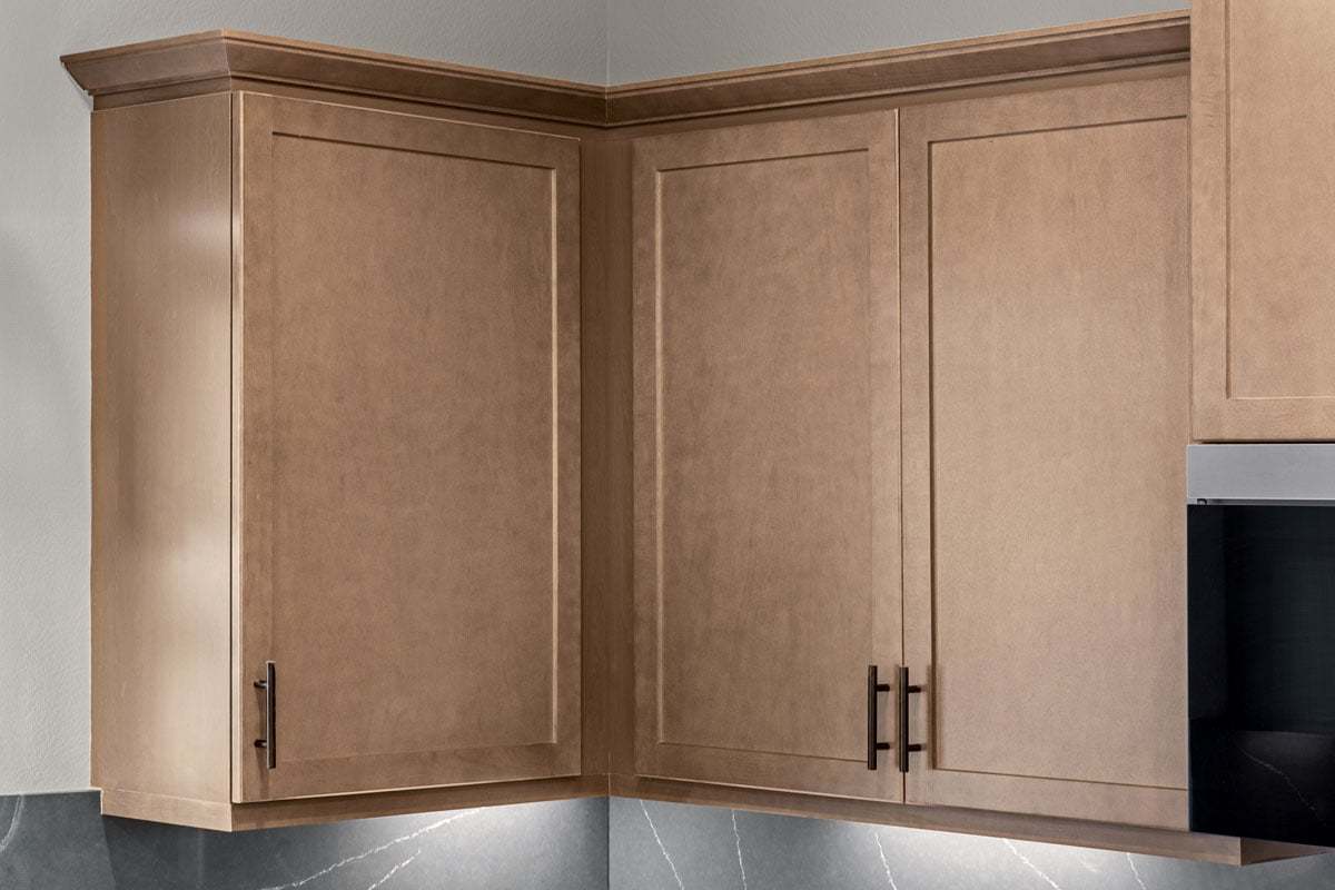 Plan 2545 Modeled - Optional Shaker-style maple cabinets
