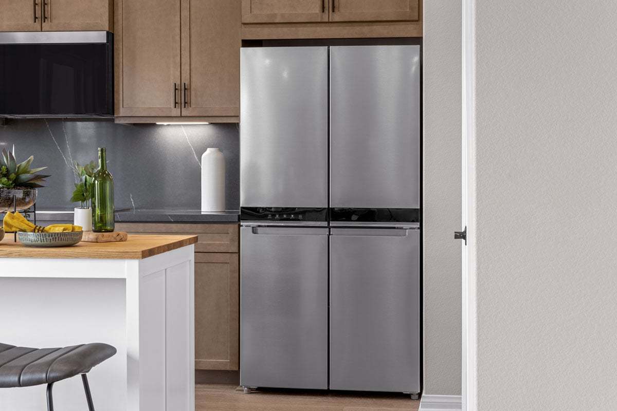 Plan 2545 Modeled - Optional 4-door French door refrigerator