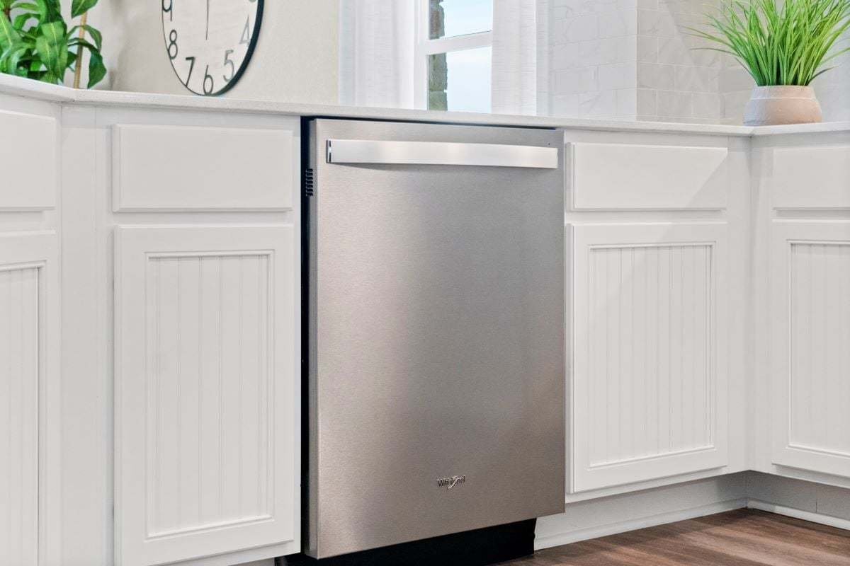 Plan 2382 Modeled - Whirlpool® stainless steel dishwasher