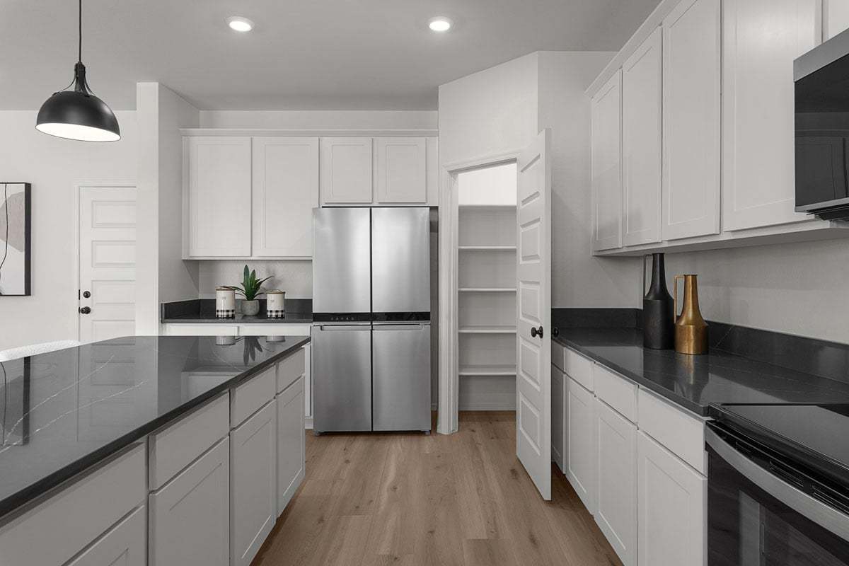 Plan 2373 Modeled - 42-in. upper kitchen cabinets