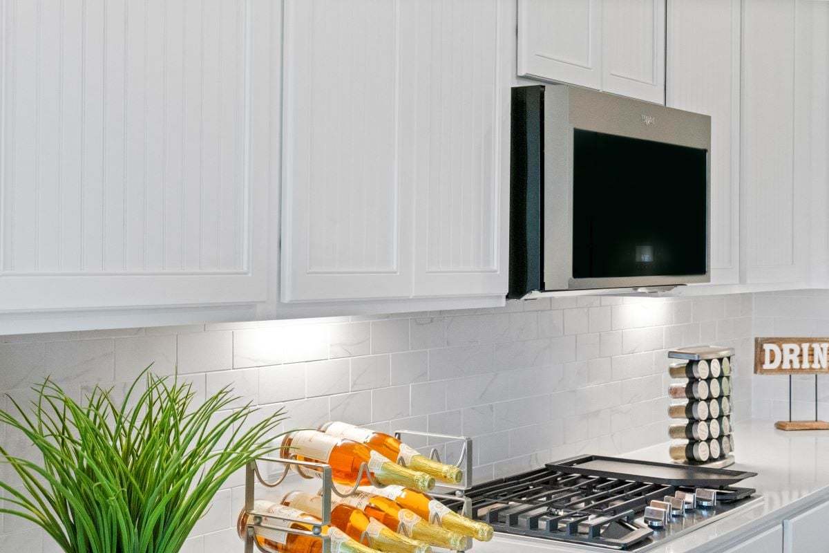 Plan 2382 Modeled - Shaker-style kitchen cabinets