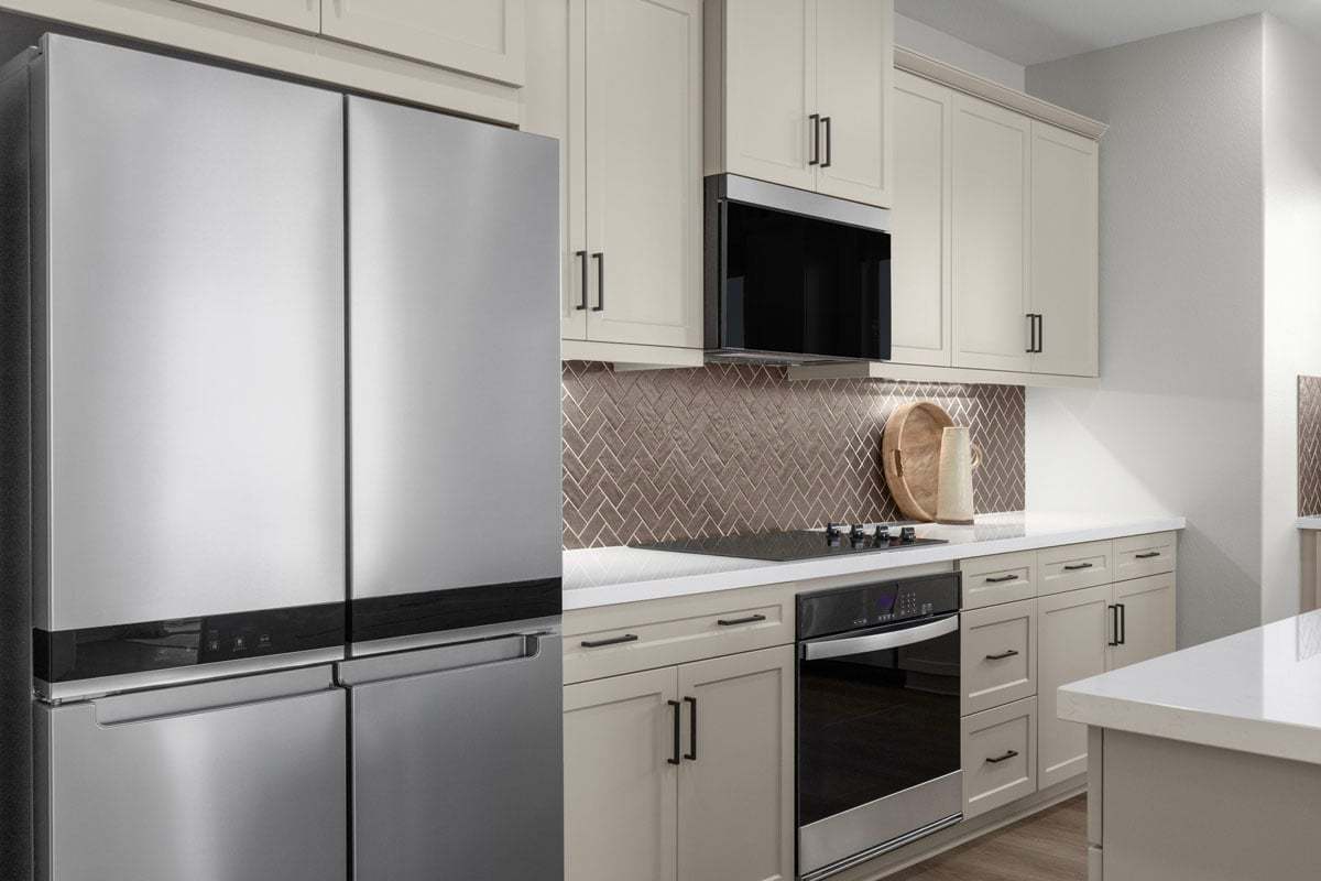 Plan 2763 Modeled - Optional built-in oven under cooktop
