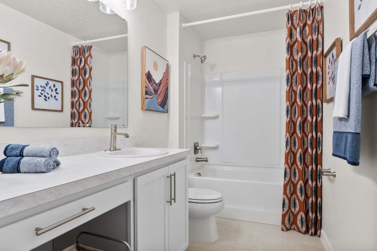 Plan 2385 Modeled - Spacious baths