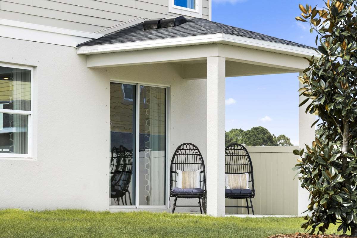 Plan 2385 Modeled - Covered patio