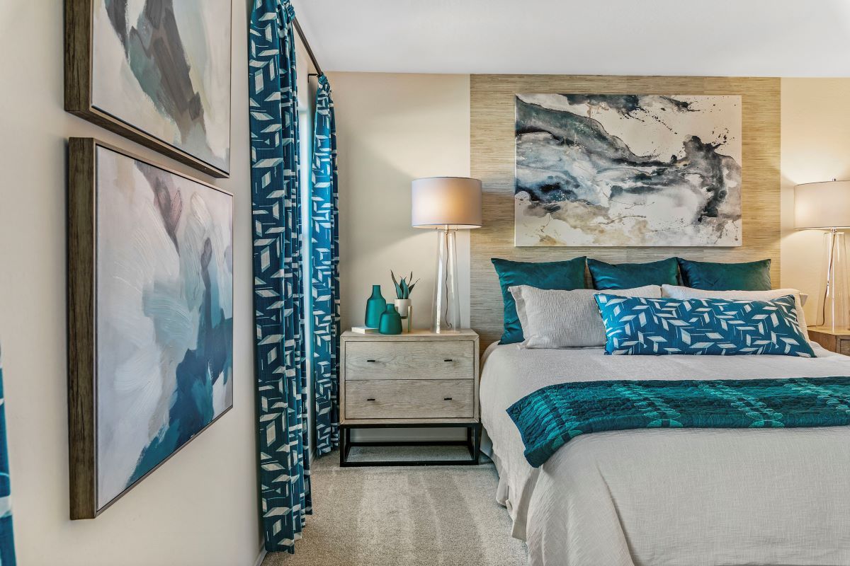 Plan 1618 Modeled - Spacious secondary bedrooms