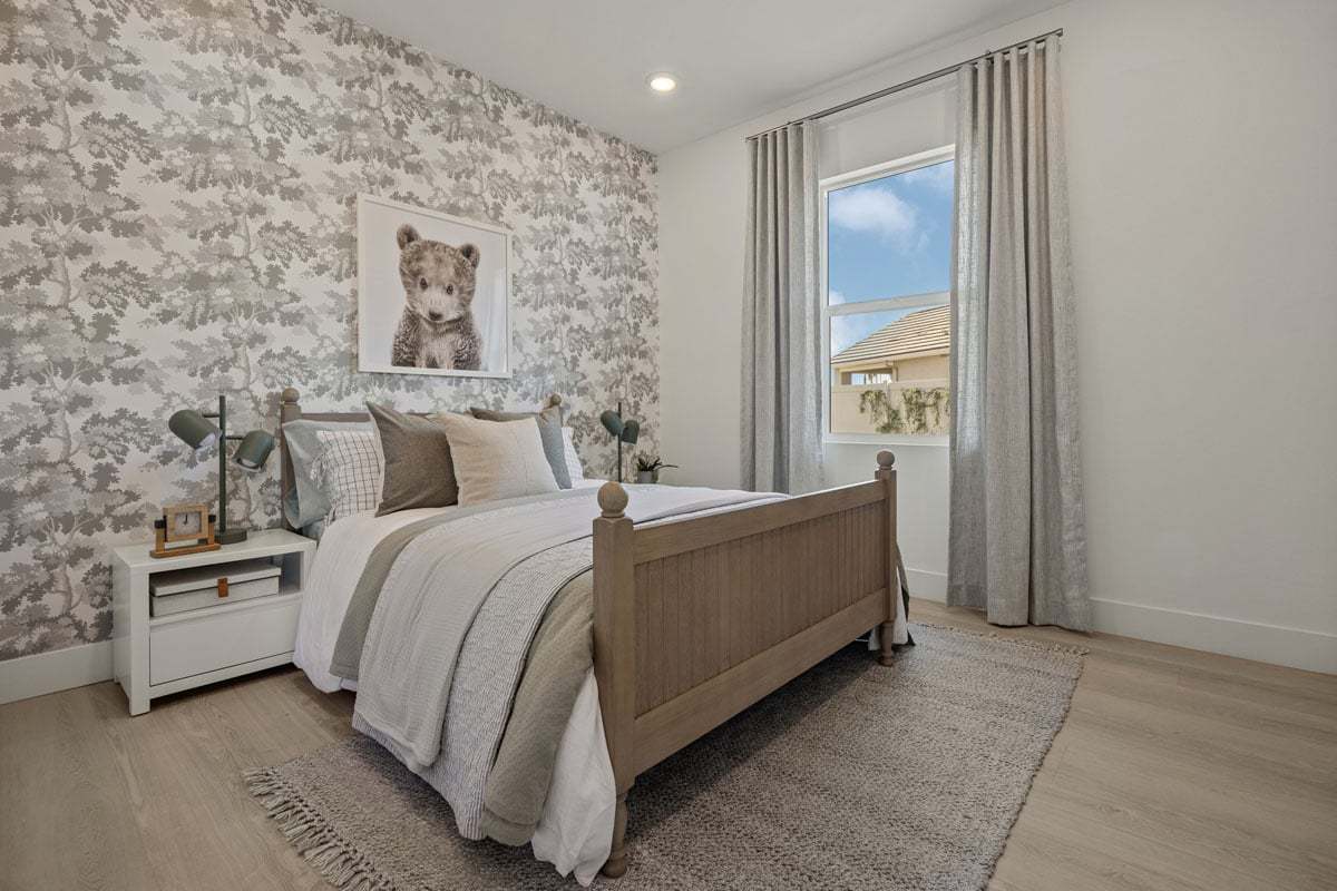 Plan 2758 Modeled - Luxury vinyl plank flooring at secondary bedrooms