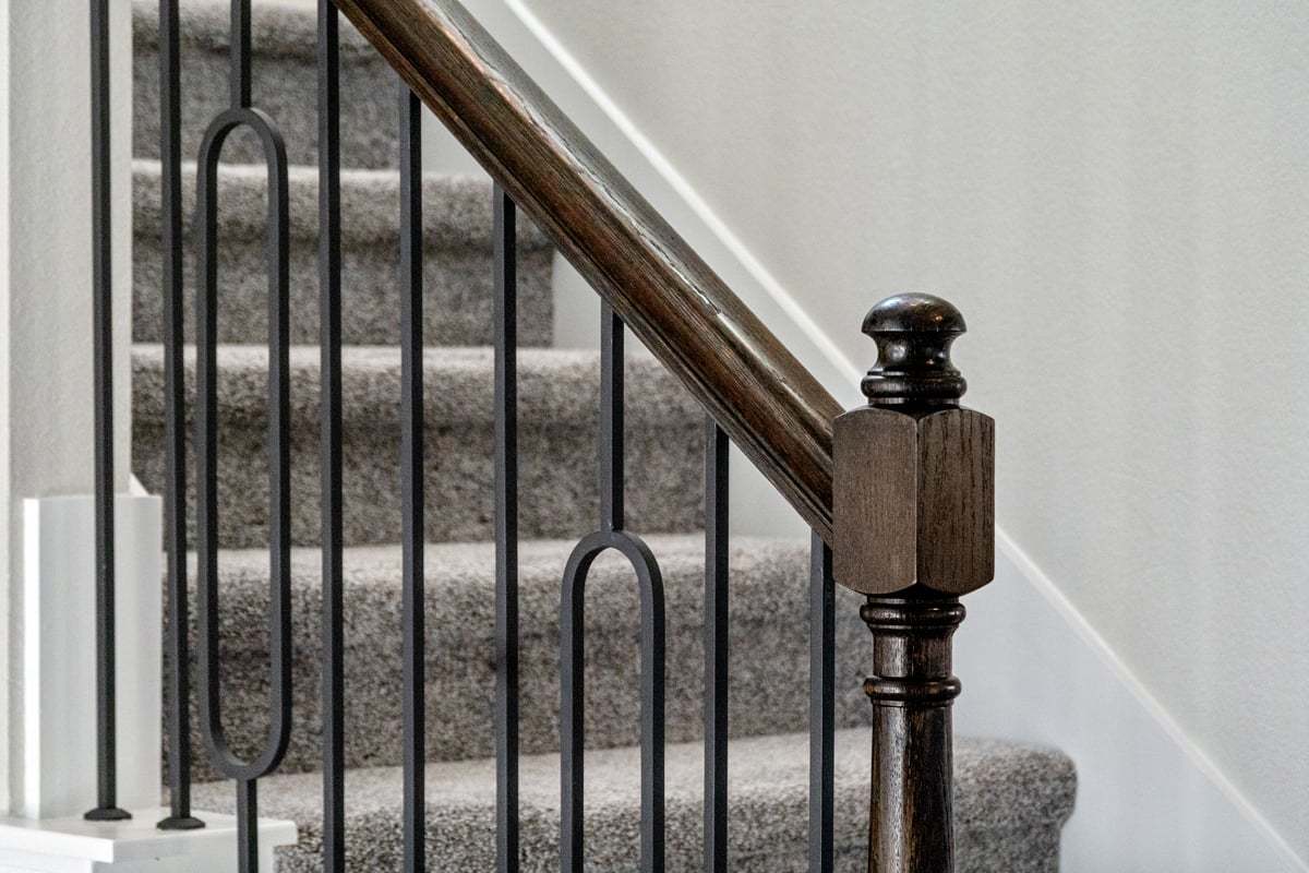 Plan 2429 - Wrought-iron stair rail