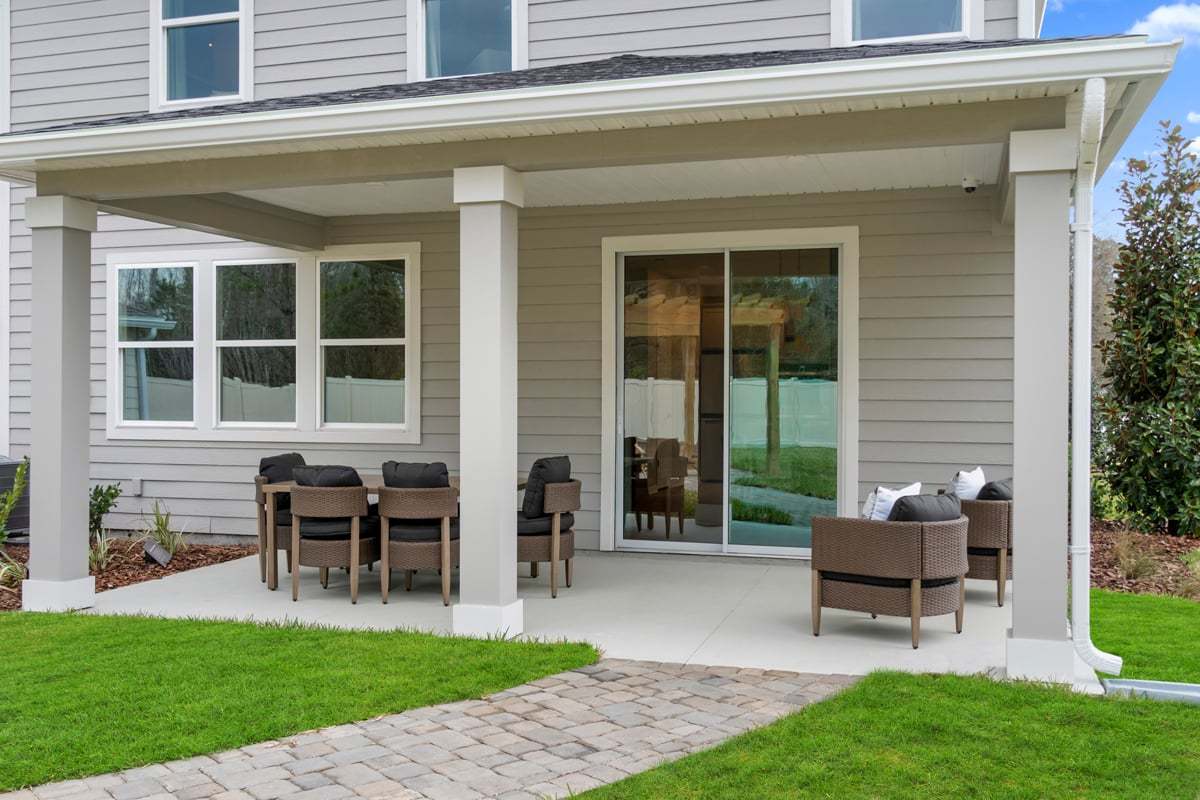 Plan 2387 - Back patio