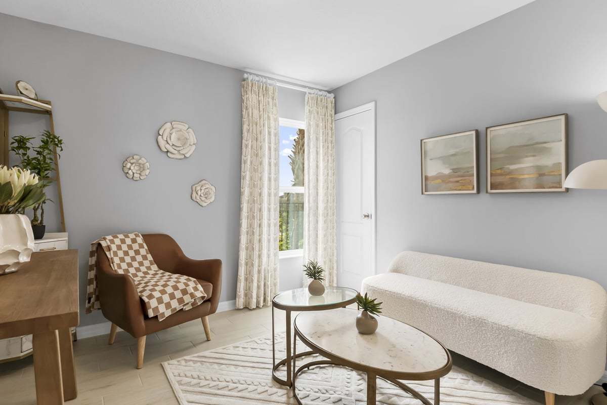 Plan 1511 Modeled - Spacious secondary bedrooms