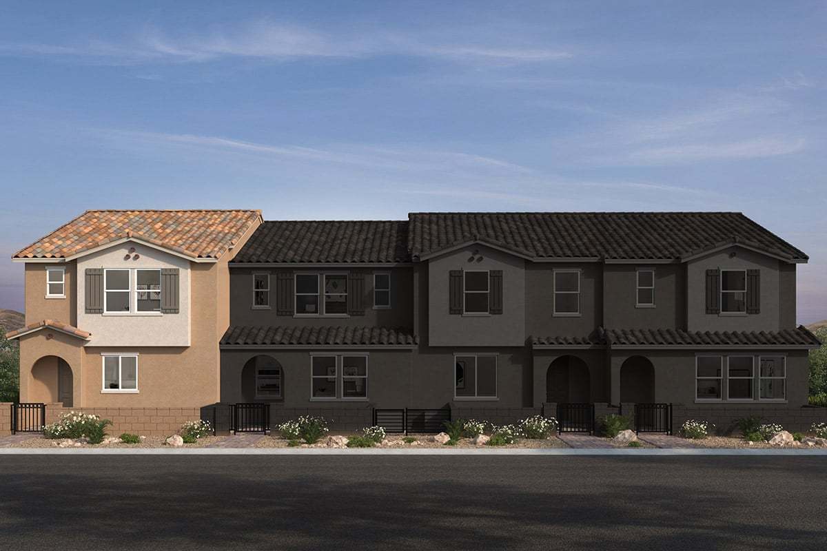 Plan 1663 End Unit Modeled - Exterior A