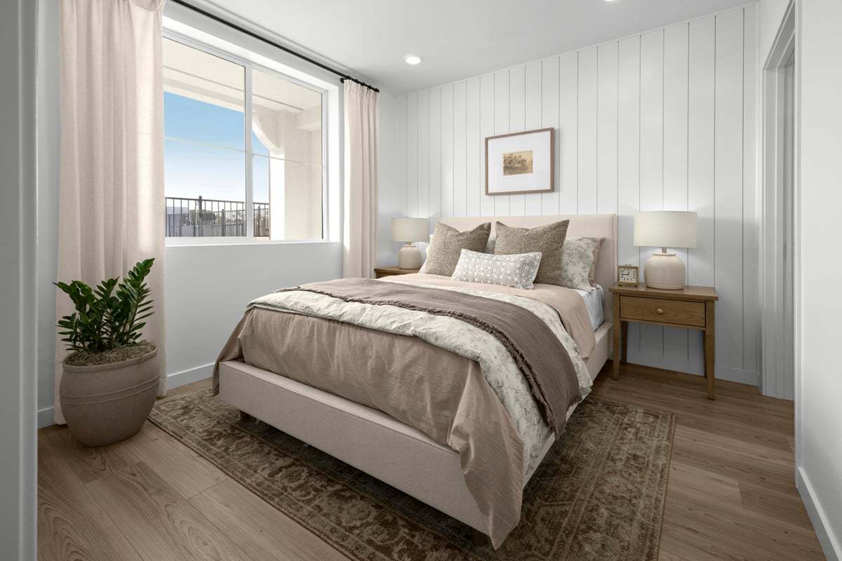 Plan 1698 Modeled - Downstairs bedroom