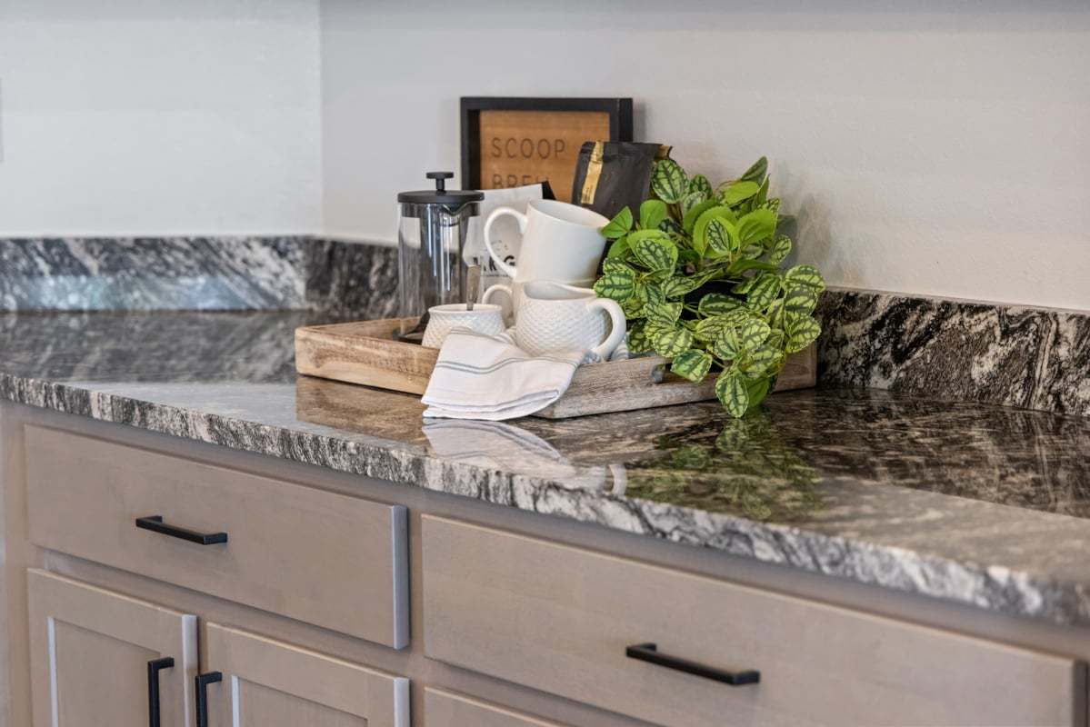 Plan 1989 Modeled - Granite kitchen countertops