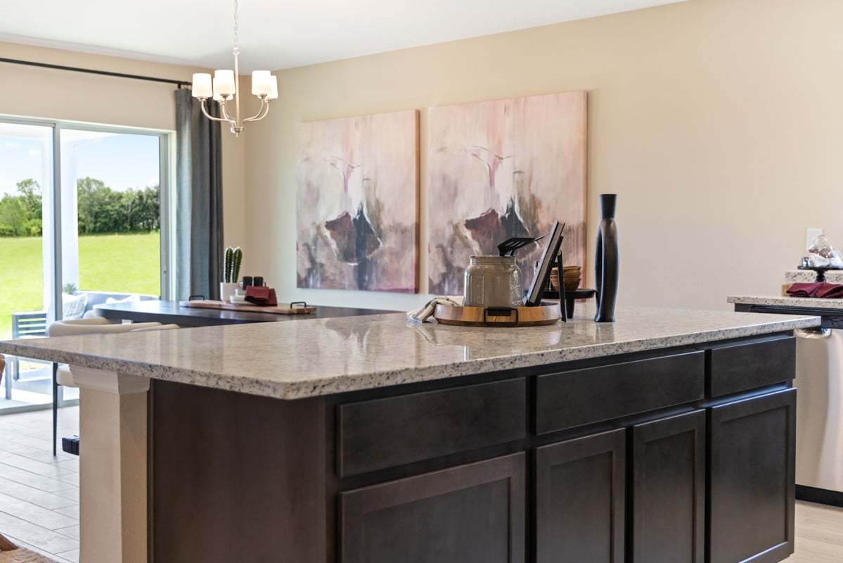 Plan 1707 Modeled - Kitchen island
