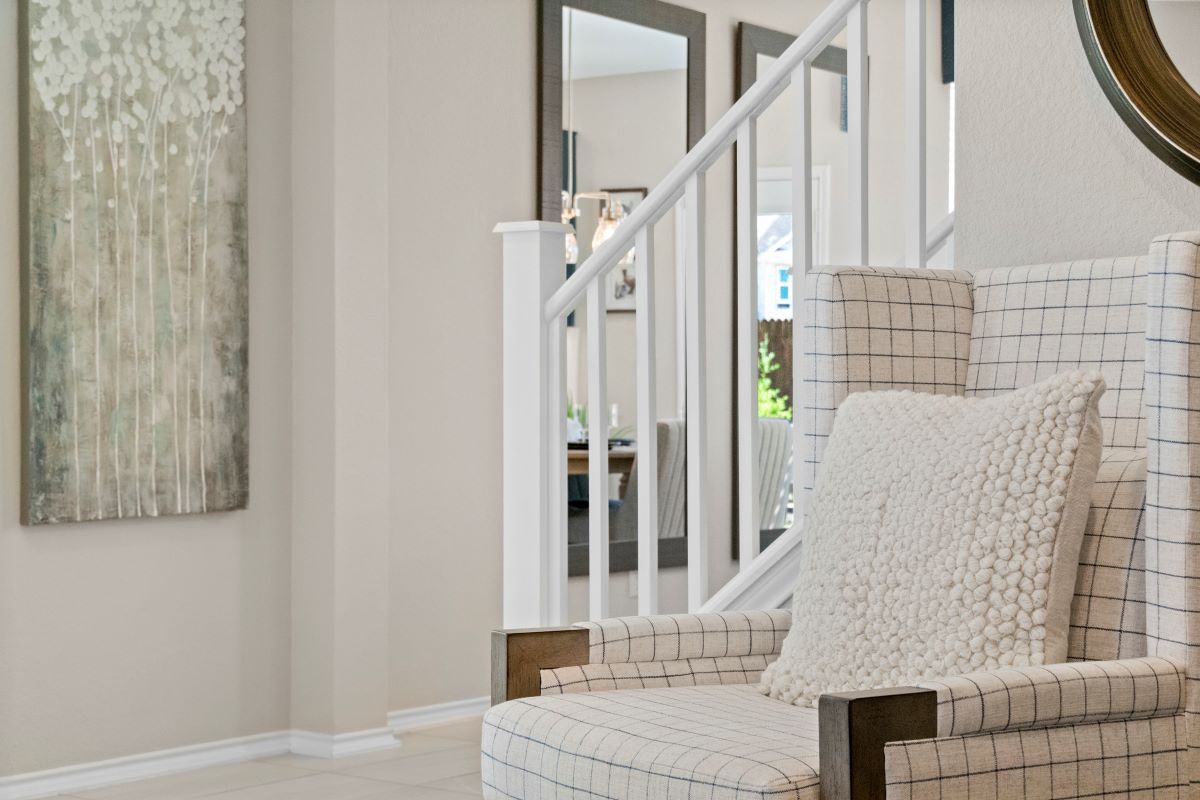 Plan 2509 - Stair railing at great room