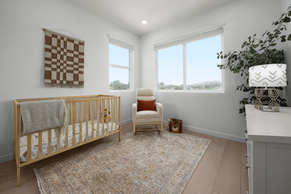 Plan 1680 Modeled - Spacious secondary bedrooms