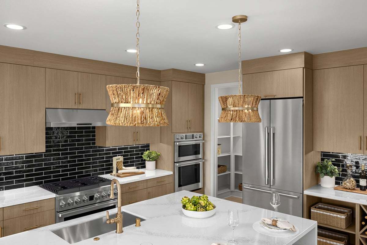 Plan 2661 Modeled - Optional pendant lights over island