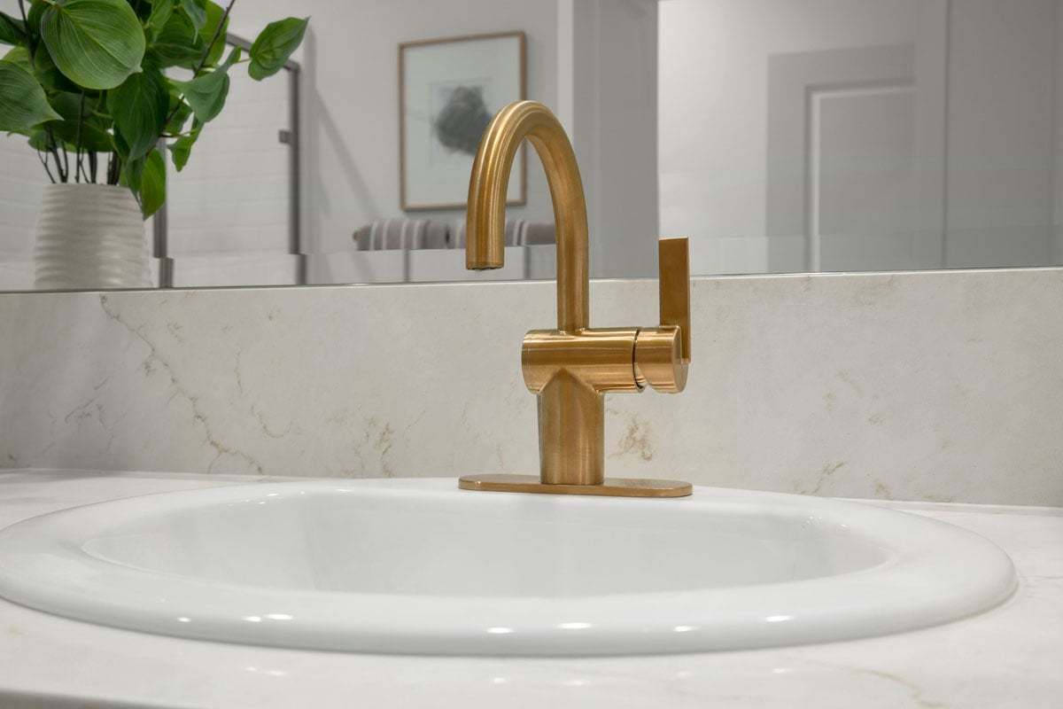 Plan 1387 Modeled - Optional gold plumbing fixtures