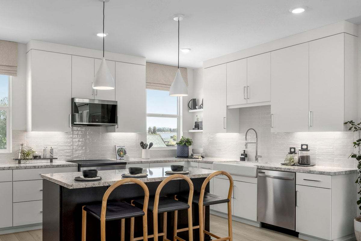 Plan 1706 Modeled - Extended upper kitchen cabinets