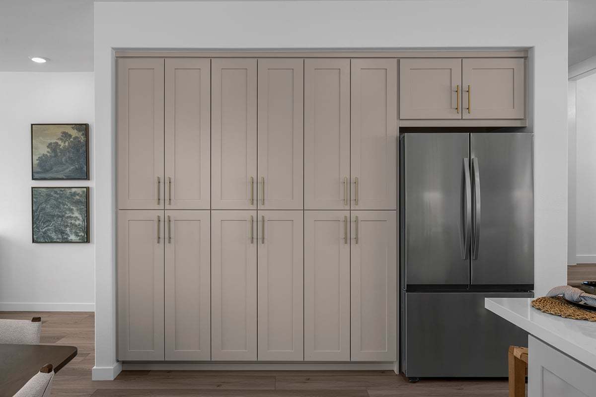 Plan 1718 Modeled - Shaker-style painted cabinets