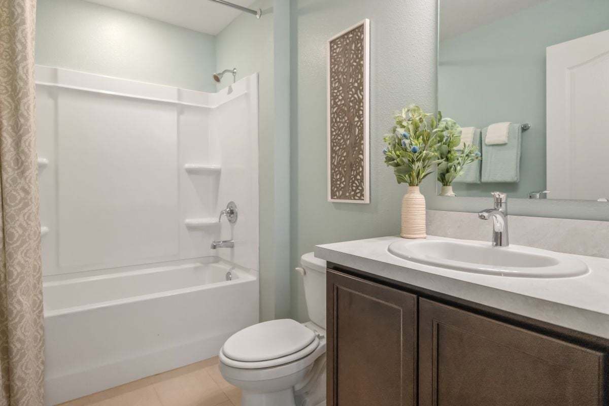 Plan 1317 Modeled - Spacious secondary bath