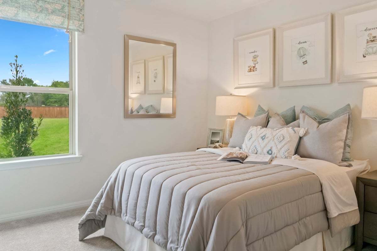 Plan 1360 - Primary bedroom