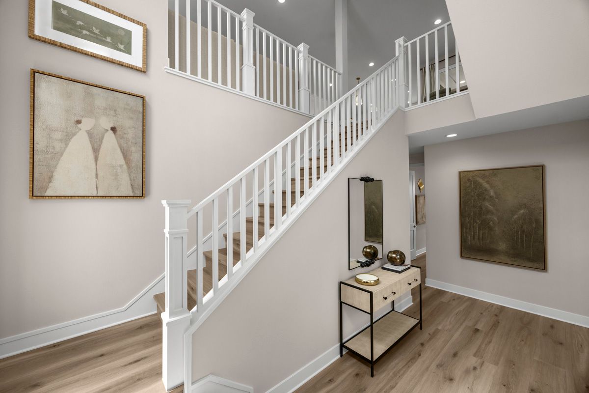 Plan 2697 Modeled - Open picket stair rail system