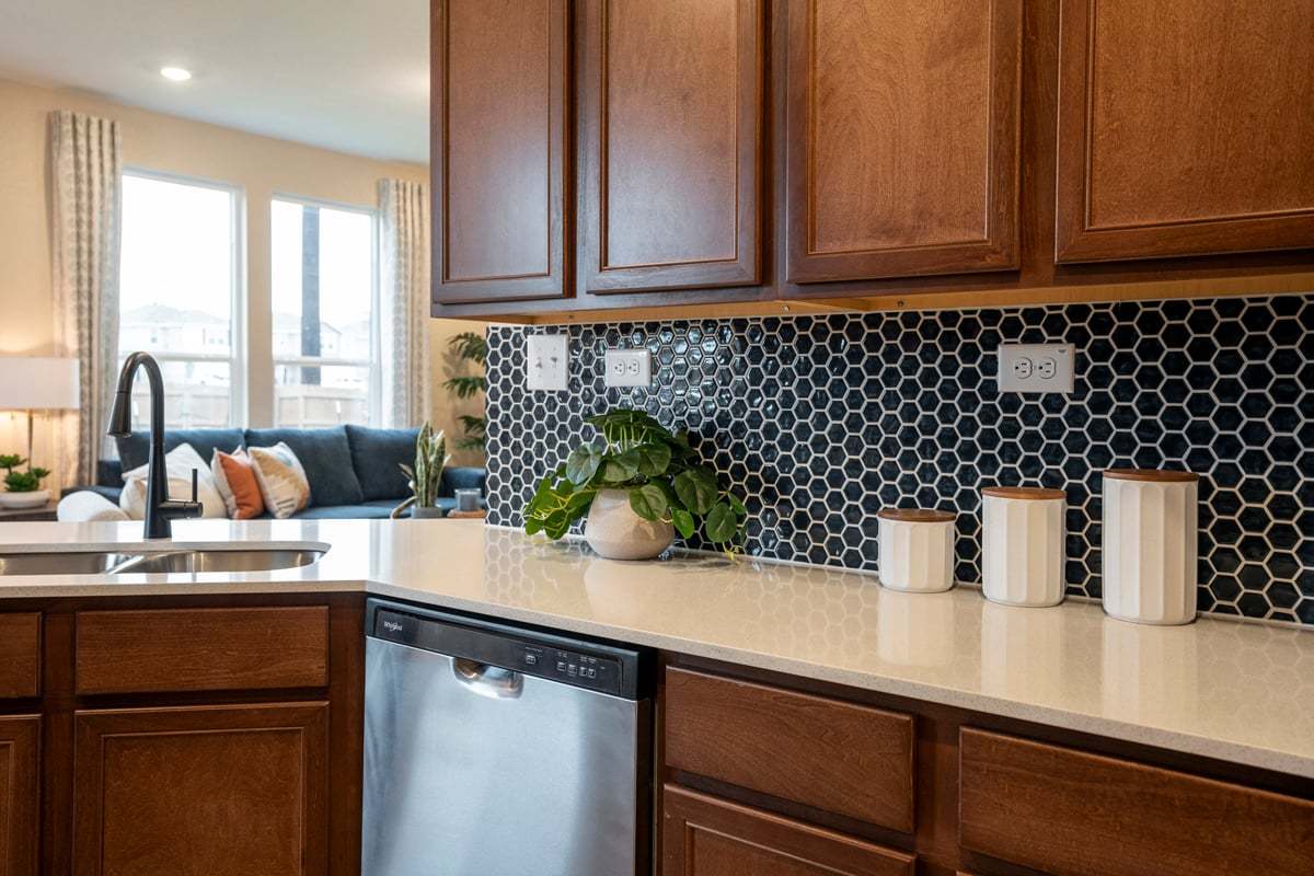 Plan 1389 Modeled - Stainless steel dishwasher