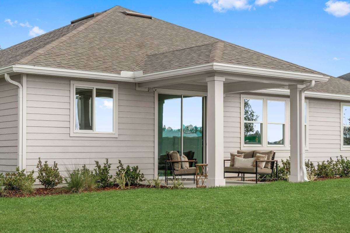 Covered patio