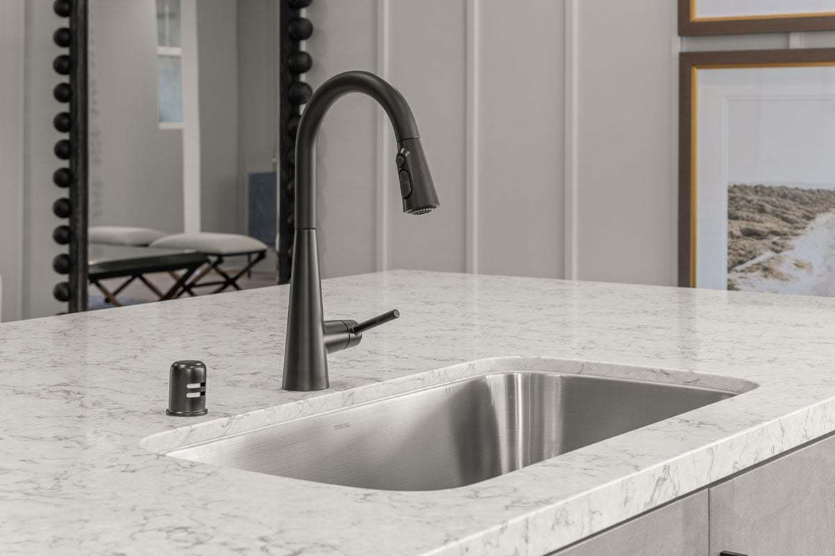Plan 2070 Modeled - Optional matte black plumbing fixtures