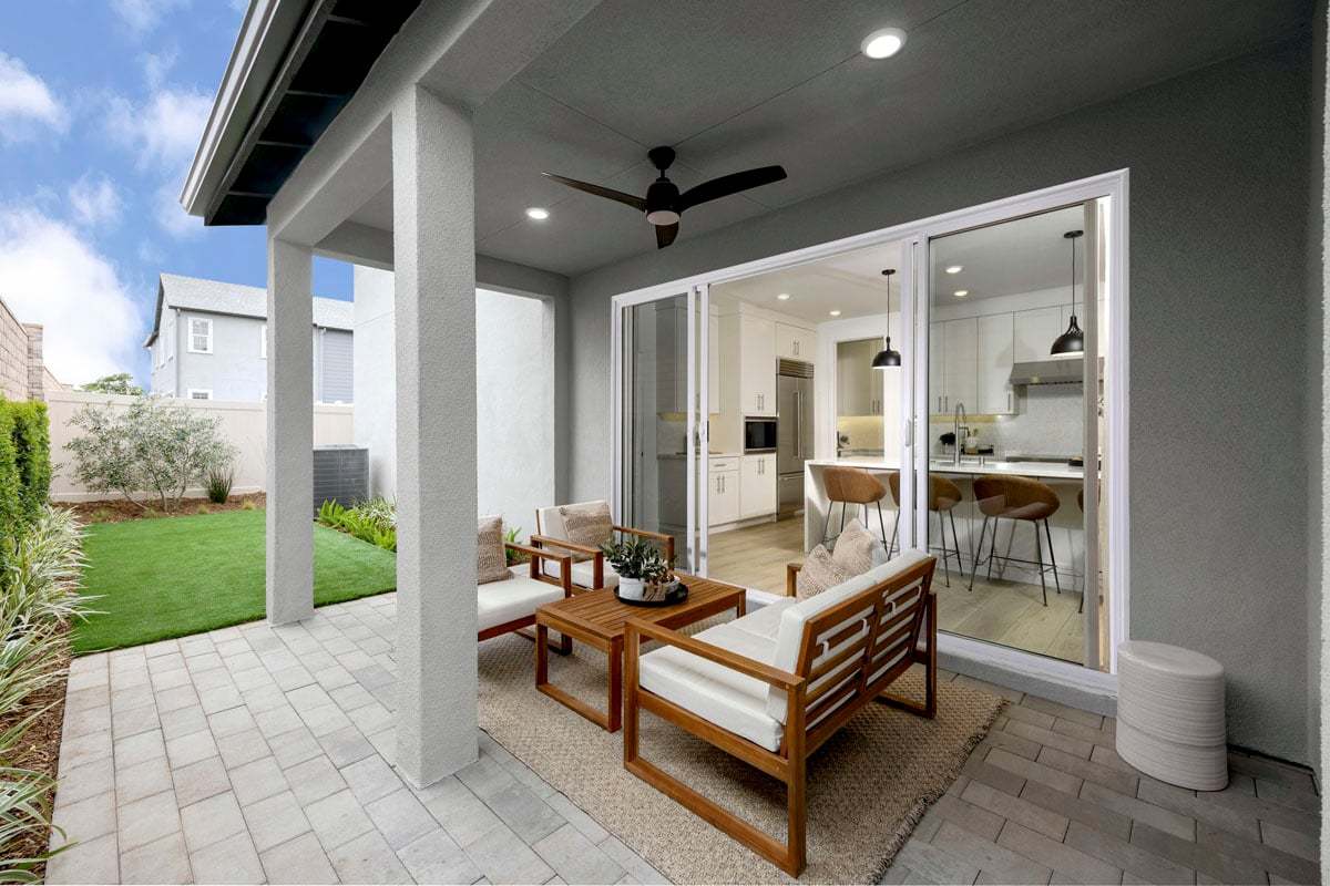 Plan 2428 Modeled - Covered patio