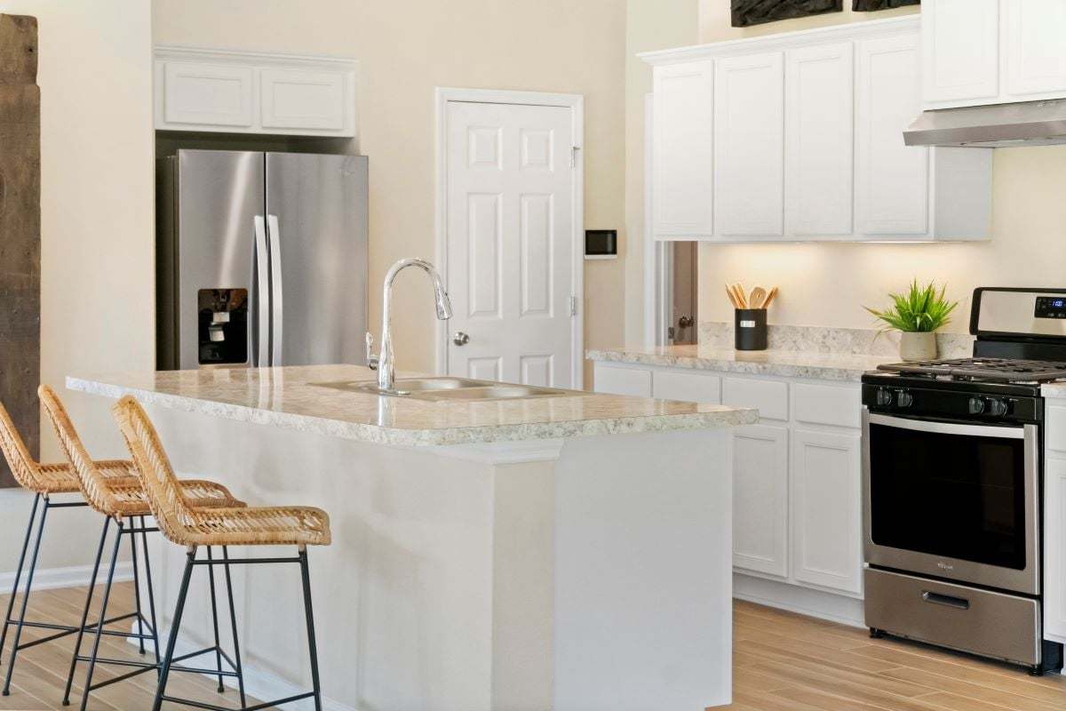 Plan 1618 Modeled - Kitchen island