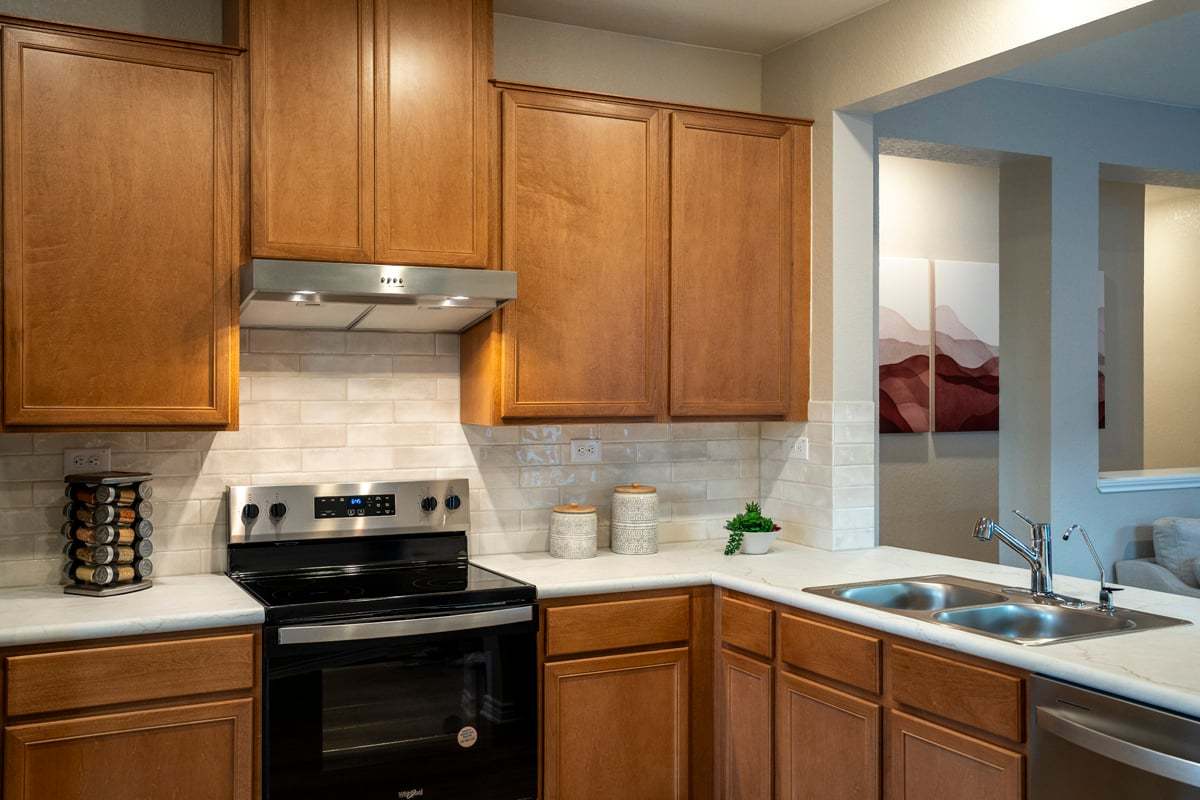 Plan 1243 Modeled - Stainless steel range