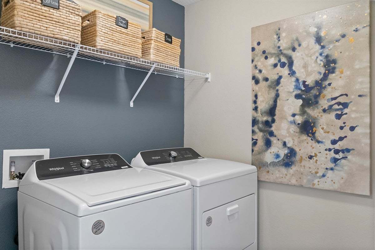 Plan 1891 - Dedicated laundry room with garage access