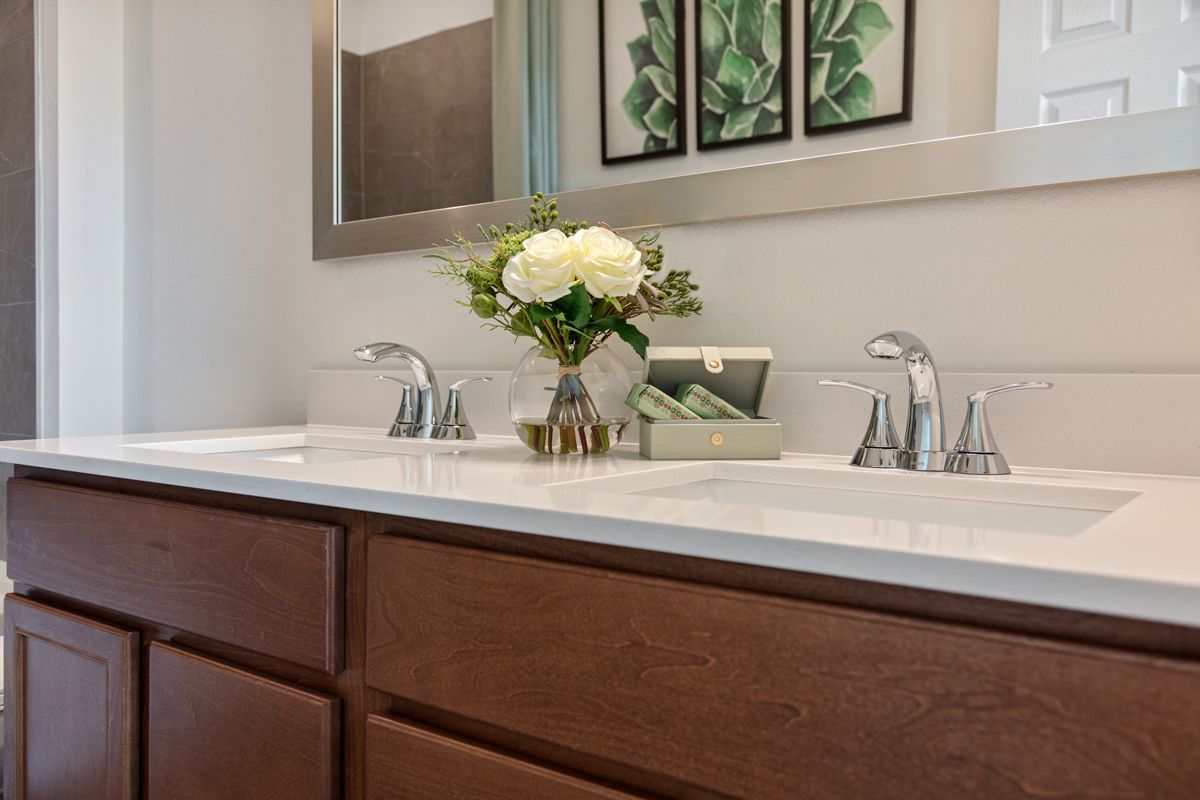 Plan 1234 - Dual-sink vanity at primary bath