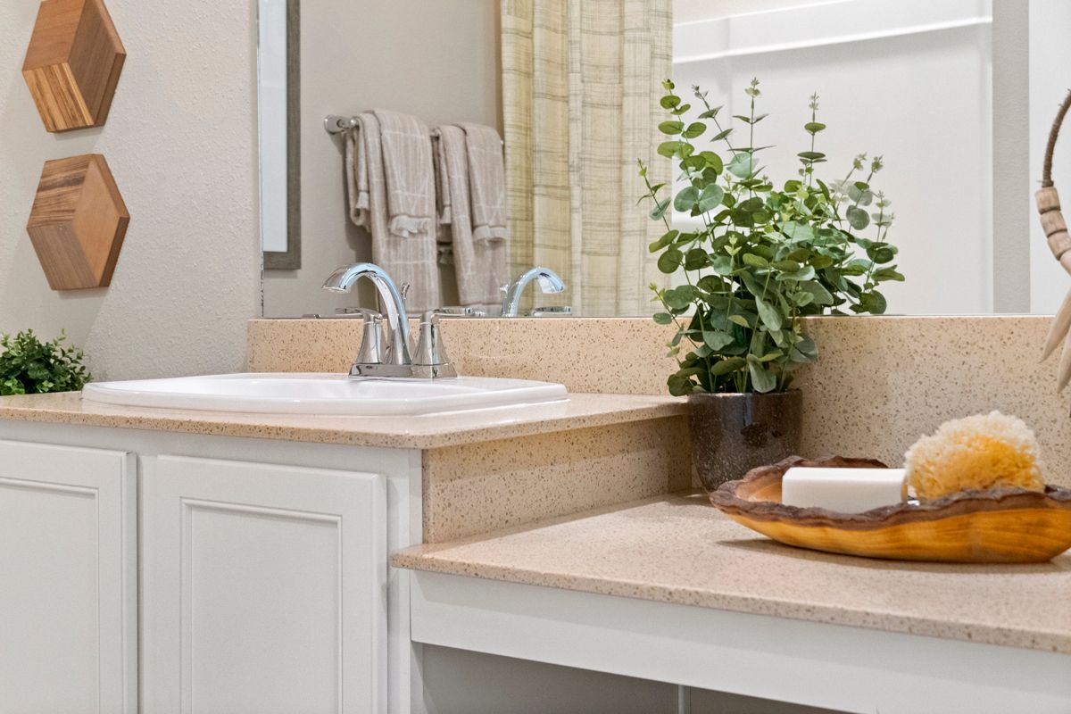 Plan 1933 - Quartz countertops at bath 2