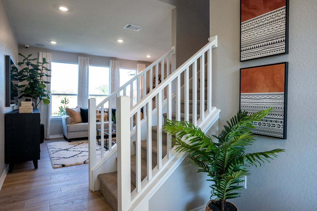 Plan 1780 Modeled - Open stair rail