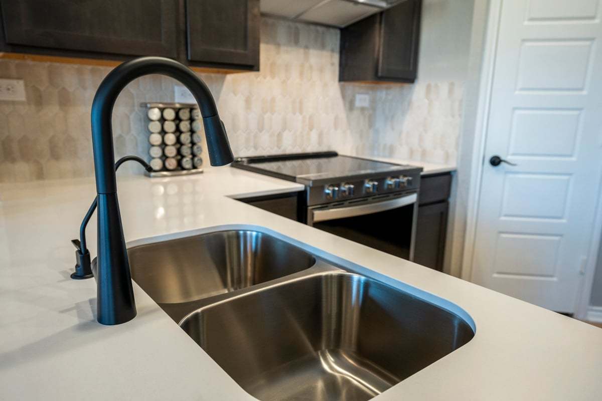 Plan 1780 Modeled - Double-basin kitchen sink