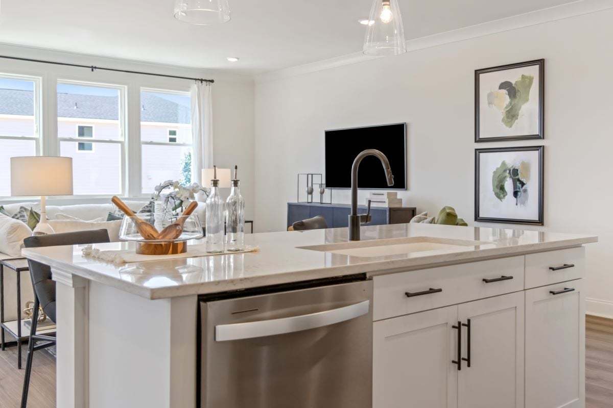 Plan 2328 Modeled - Optional kitchen island
