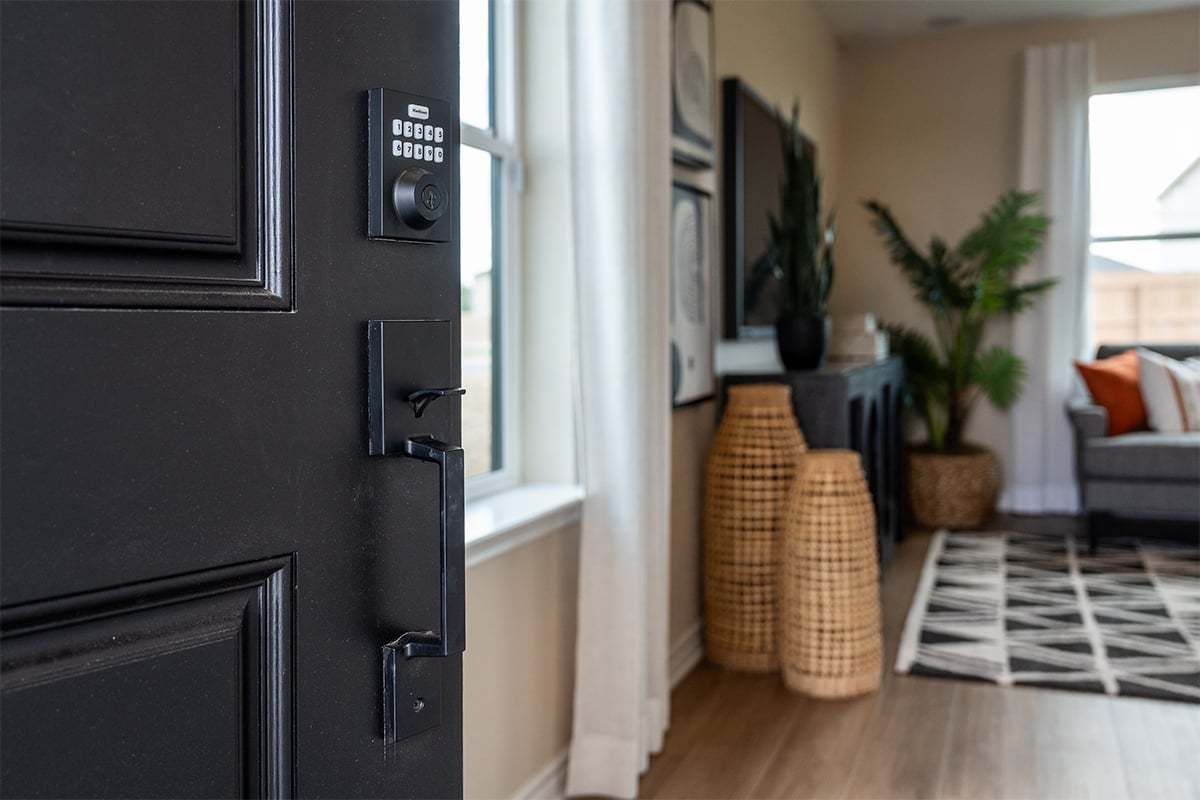 Plan 1389 - Keyless entry door hardware