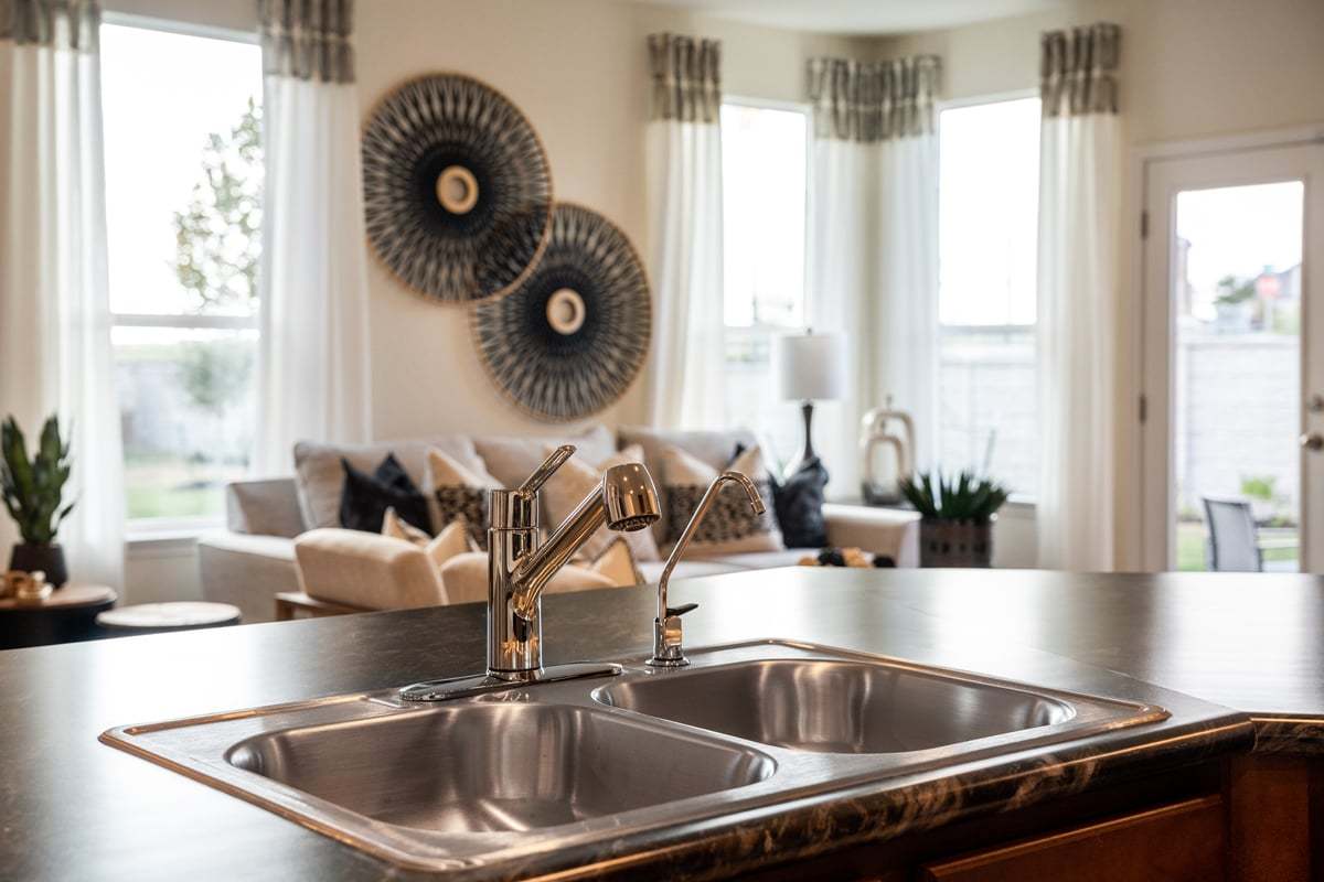 Plan 1702 - Dual-compartment sink