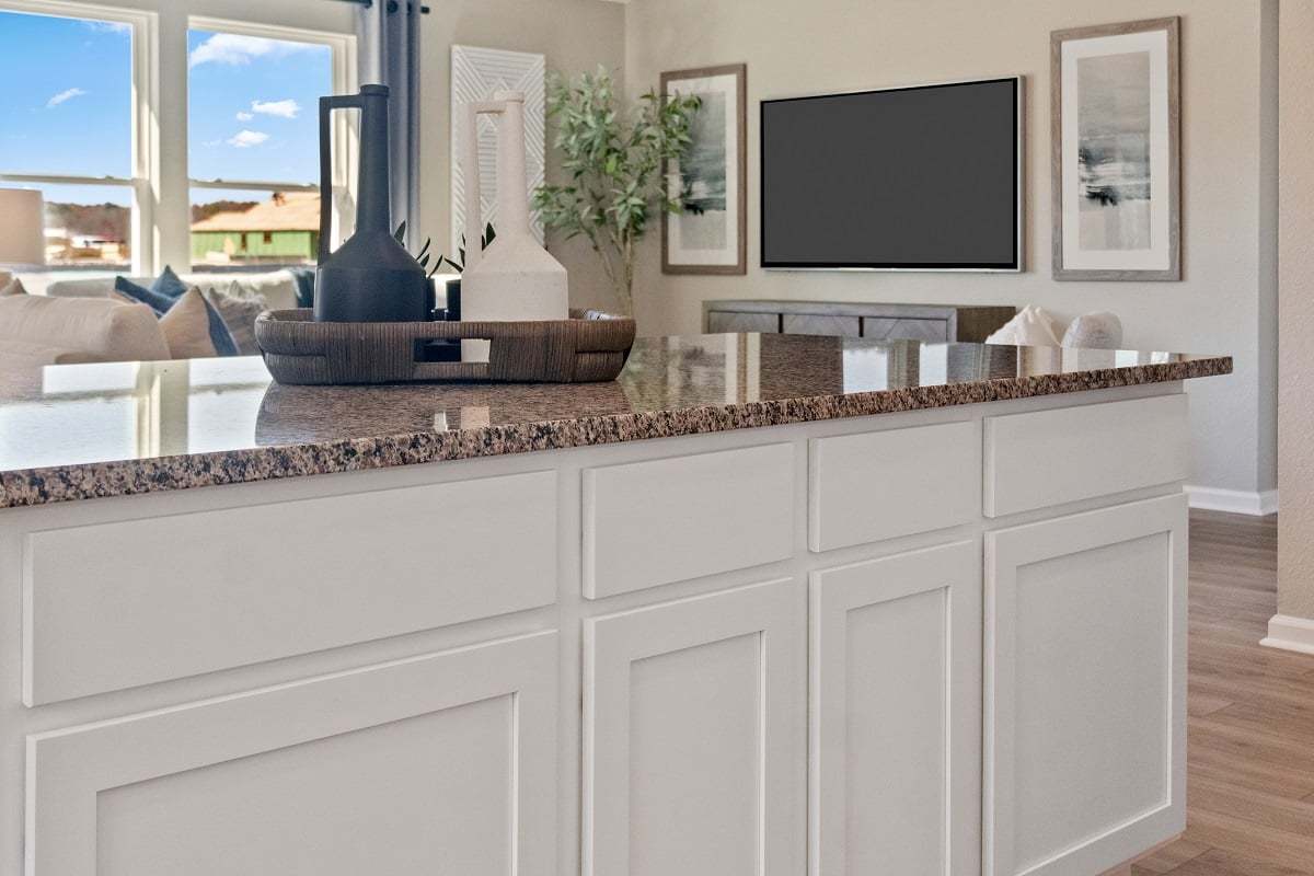 Plan 1707 Modeled - Granite kitchen countertops