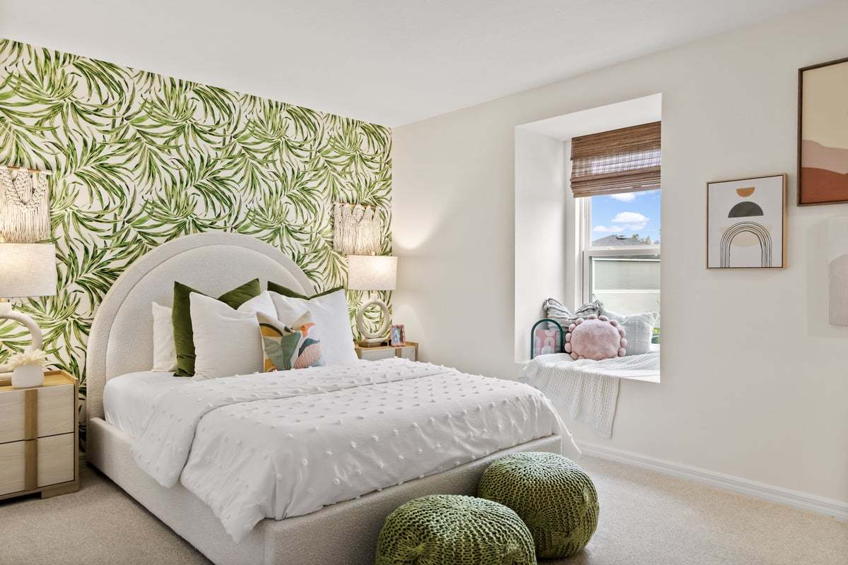 Plan 2385 Modeled - Spacious secondary bedrooms