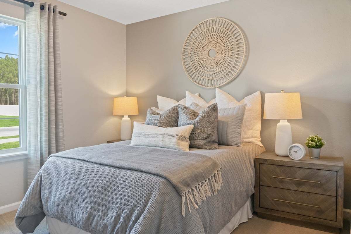 Plan 1707 Modeled - Spacious secondary bedrooms