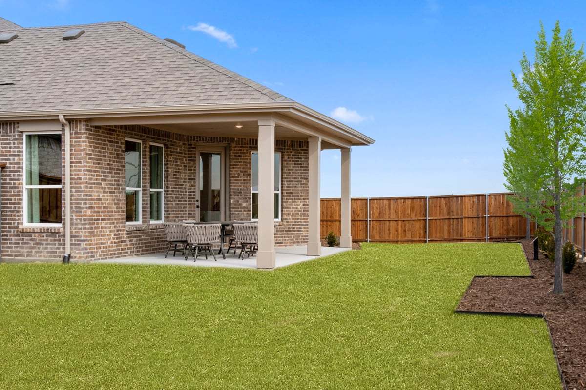 Plan 2663 Modeled - Covered patio