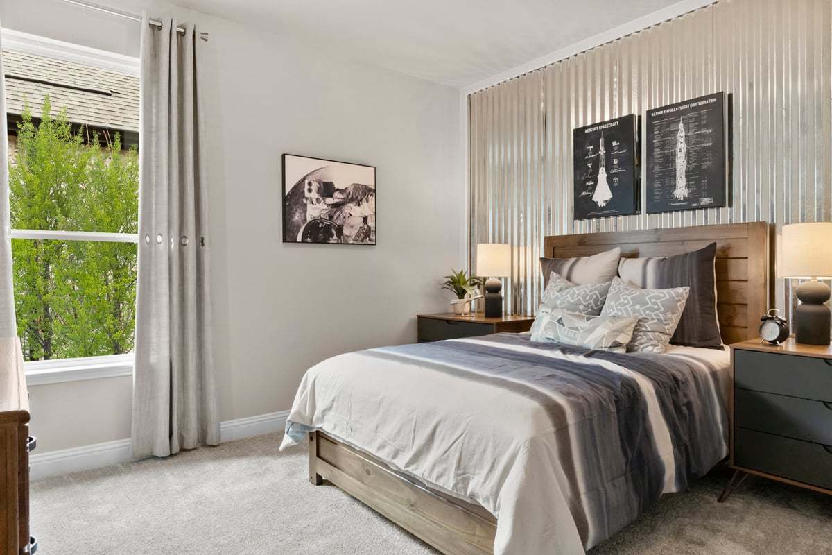Plan 2663 Modeled - Spacious secondary bedroom