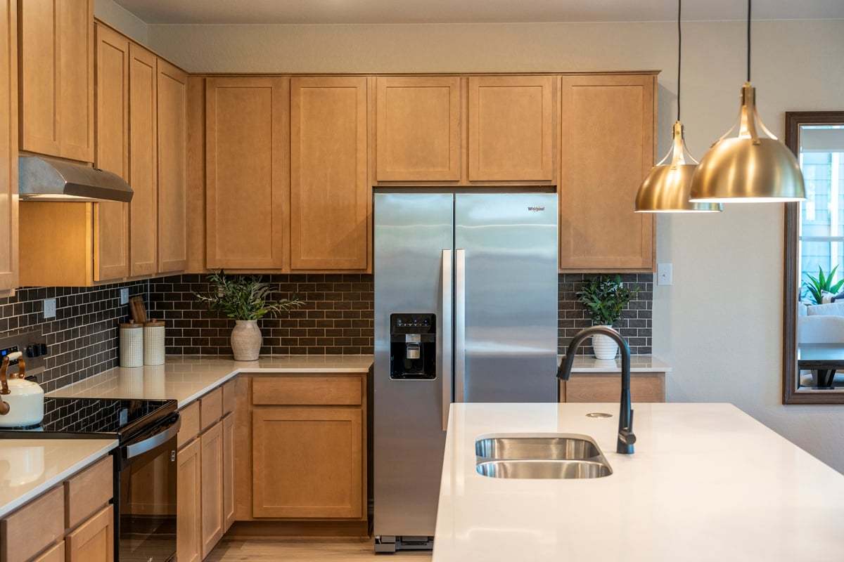 Plan 2328 Modeled - Kitchen island