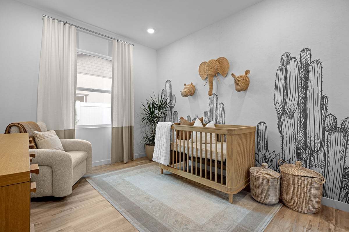 Plan 1538 Modeled - Spacious secondary bedrooms