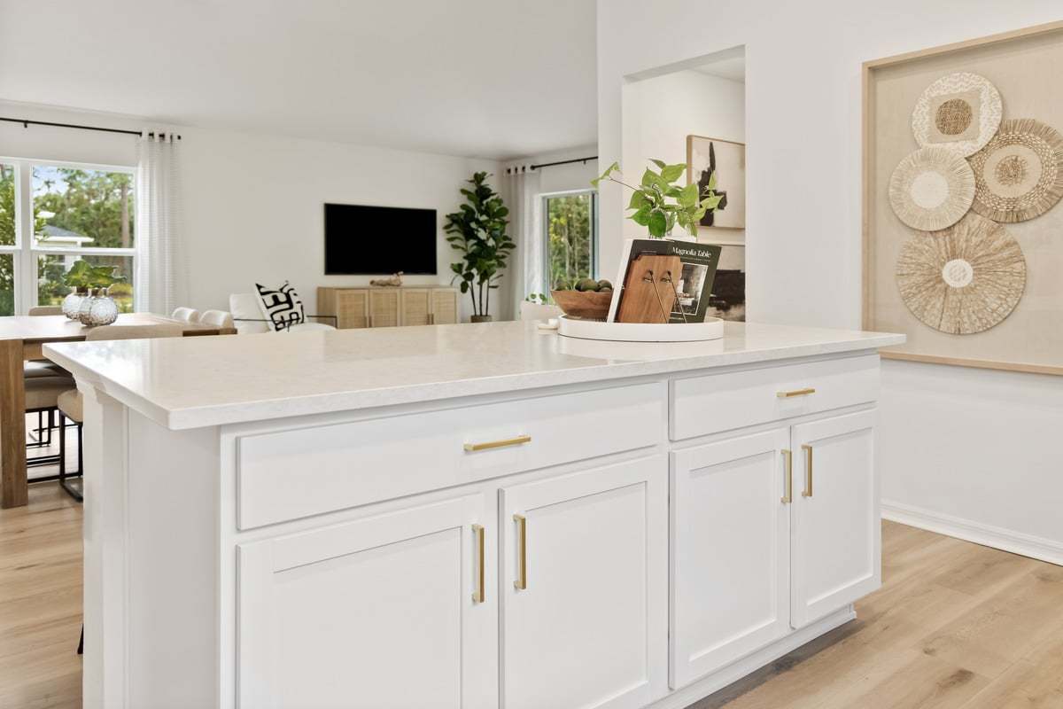 Plan 1501 Modeled - Kitchen island