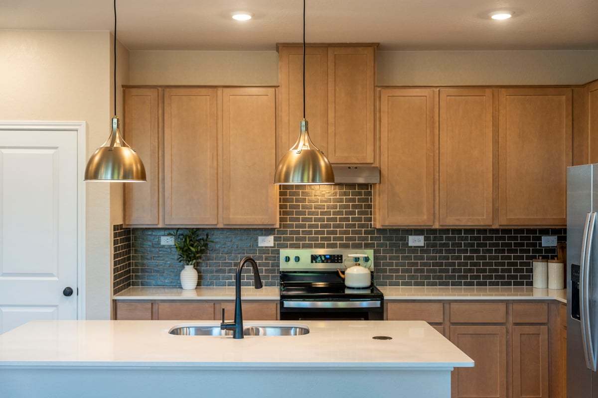 Plan 2328 Modeled - Kitchen island
